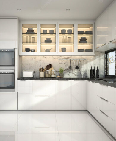 Kitchen cabinets